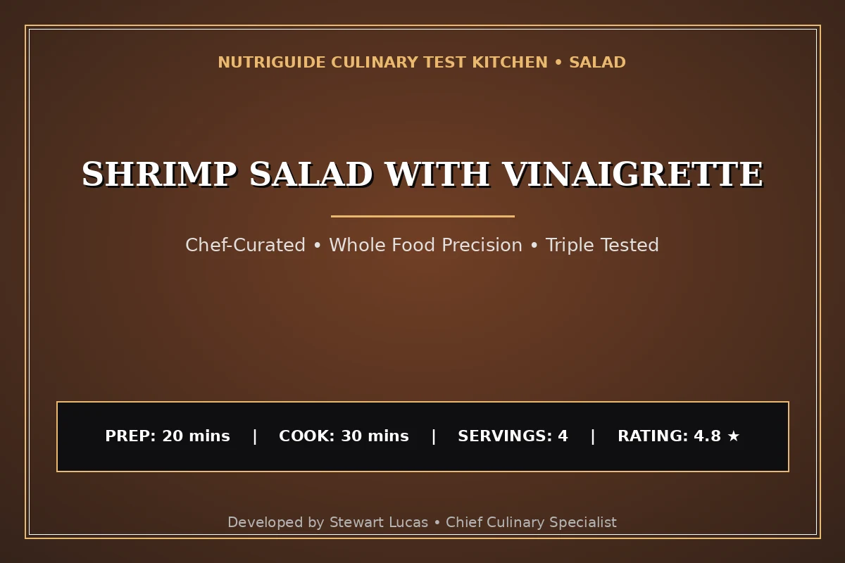 Shrimp Salad With Vinaigrette