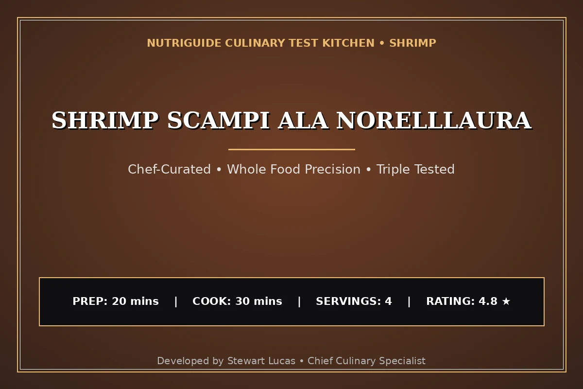 Shrimp Scampi Ala Norelllaura