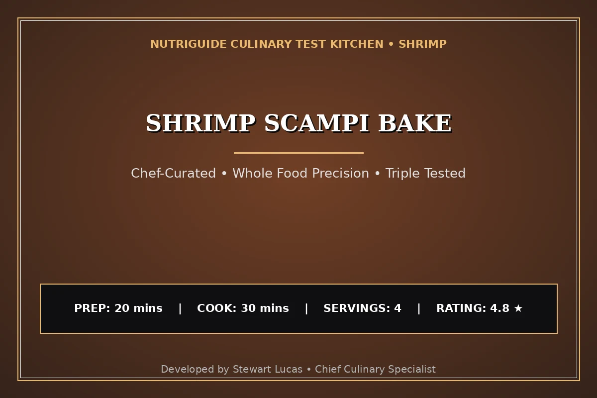 Shrimp Scampi Bake