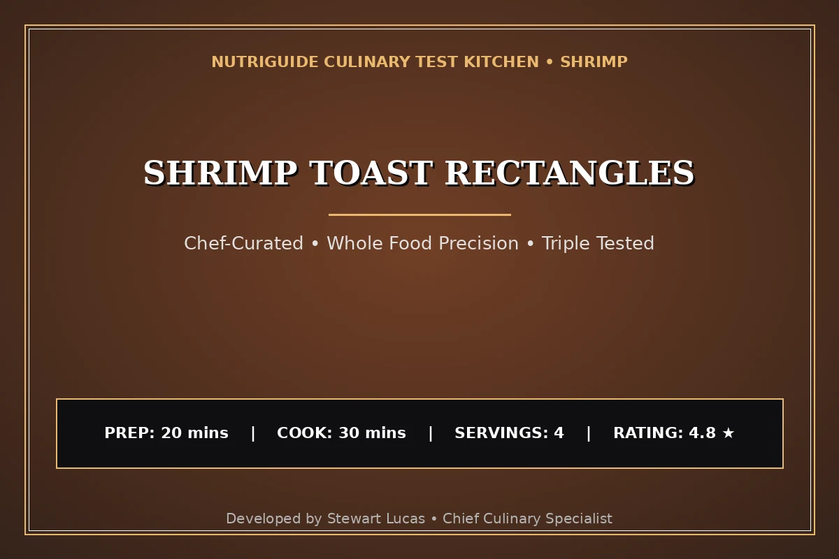 Shrimp Toast Rectangles