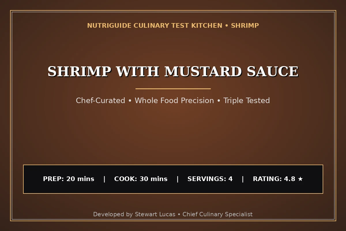 Shrimp With Mustard Sauce