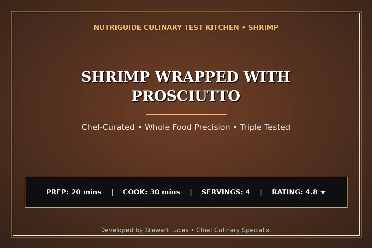 Shrimp Wrapped With Prosciutto