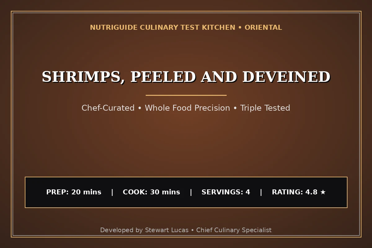 Shrimps, Peeled And Deveined