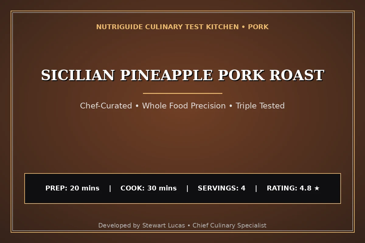 Sicilian Pineapple Pork Roast