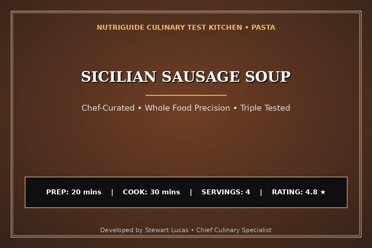 Sicilian Sausage Soup