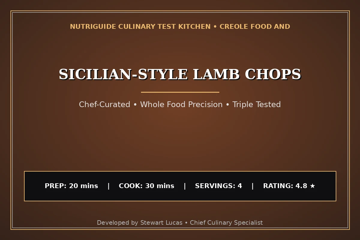 Sicilian-Style Lamb Chops