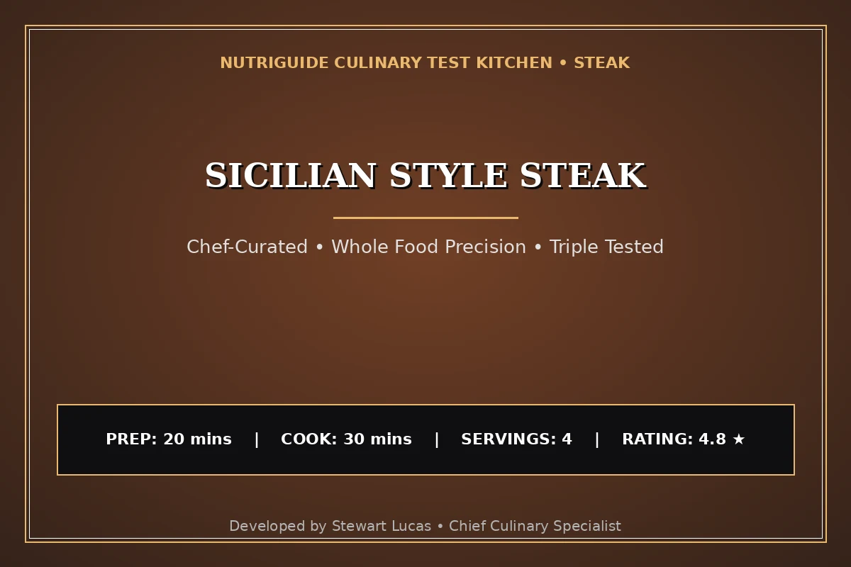 Sicilian Style Steak