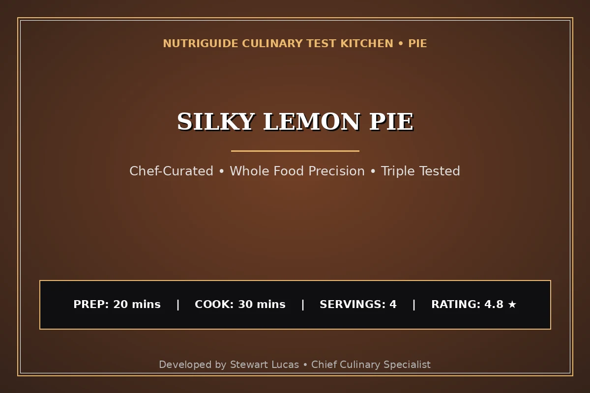 Silky Lemon Pie