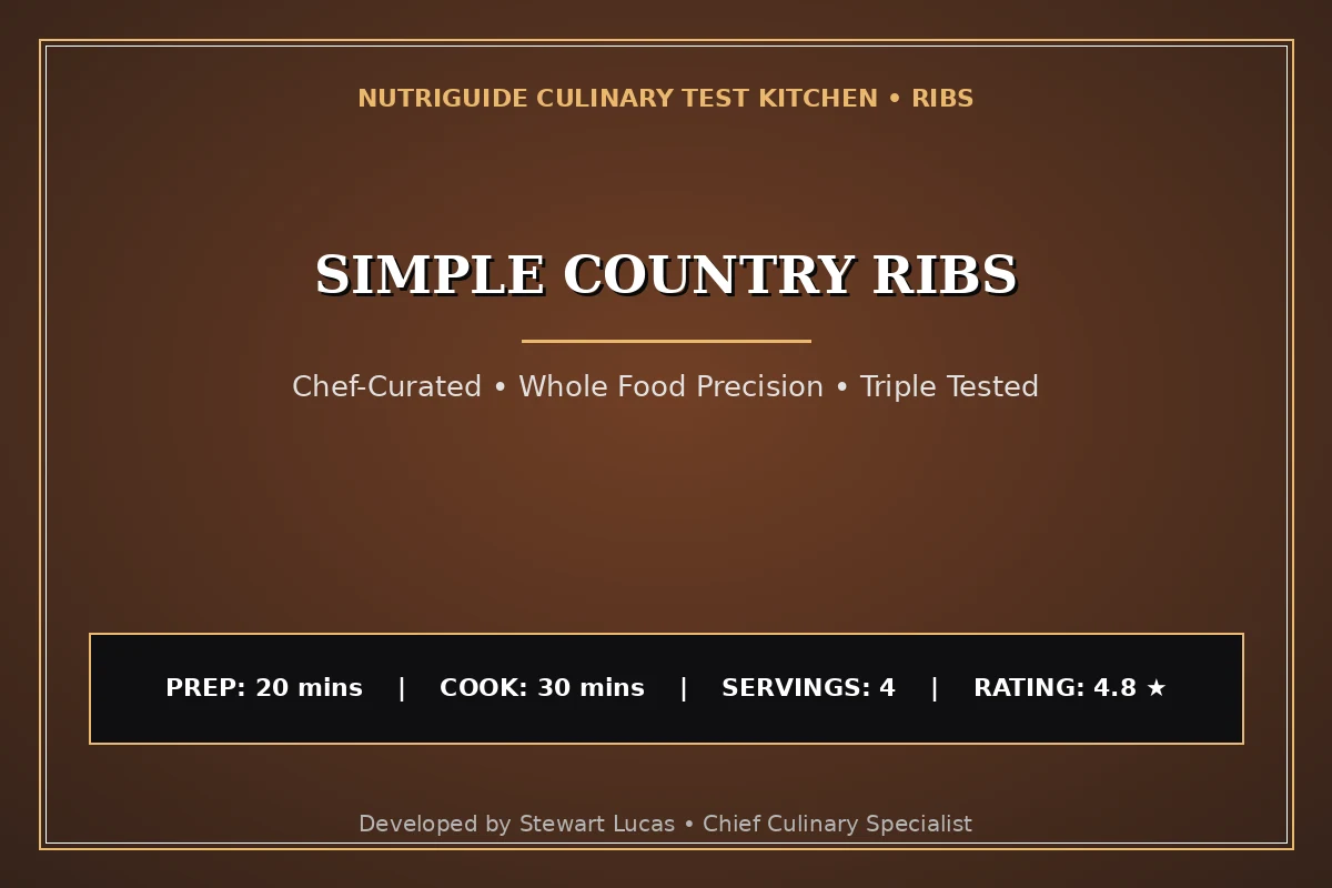 Simple Country Ribs