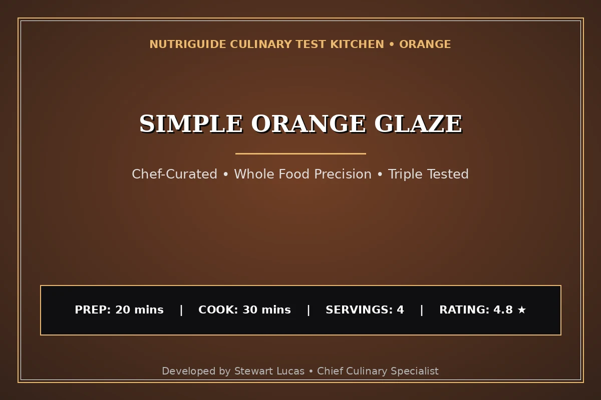 Simple Orange Glaze