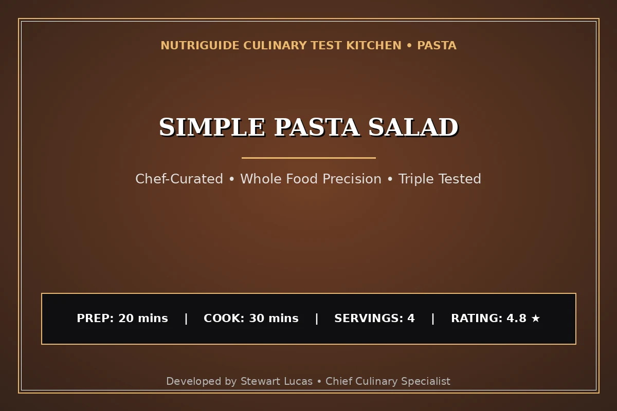 Simple Pasta Salad