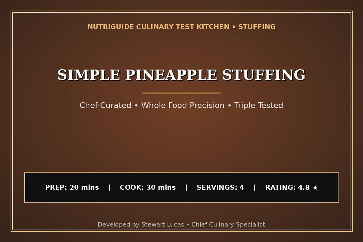 Simple Pineapple Stuffing