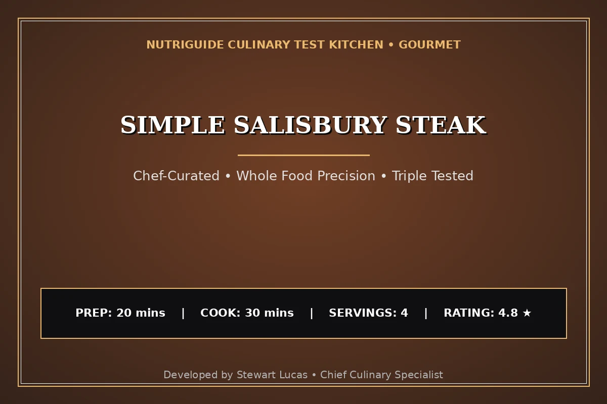 Simple Salisbury Steak
