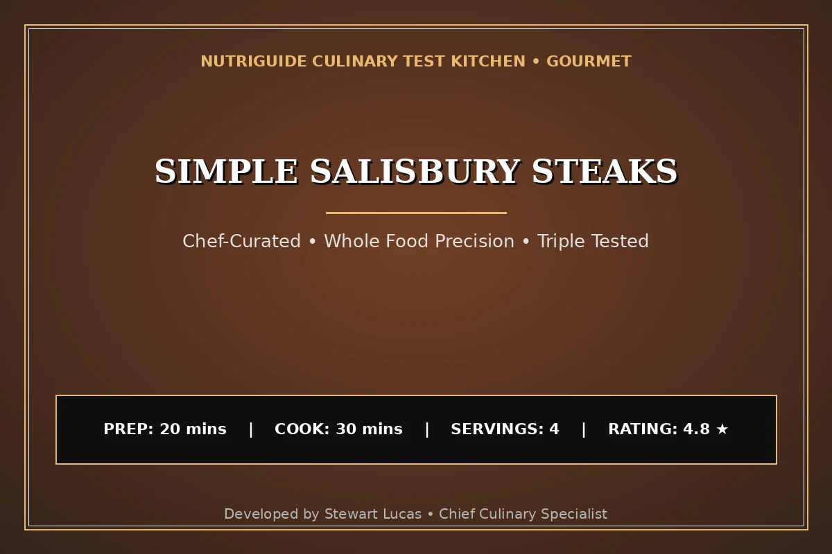 Simple Salisbury Steaks