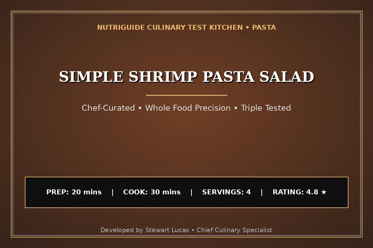 Simple Shrimp Pasta Salad