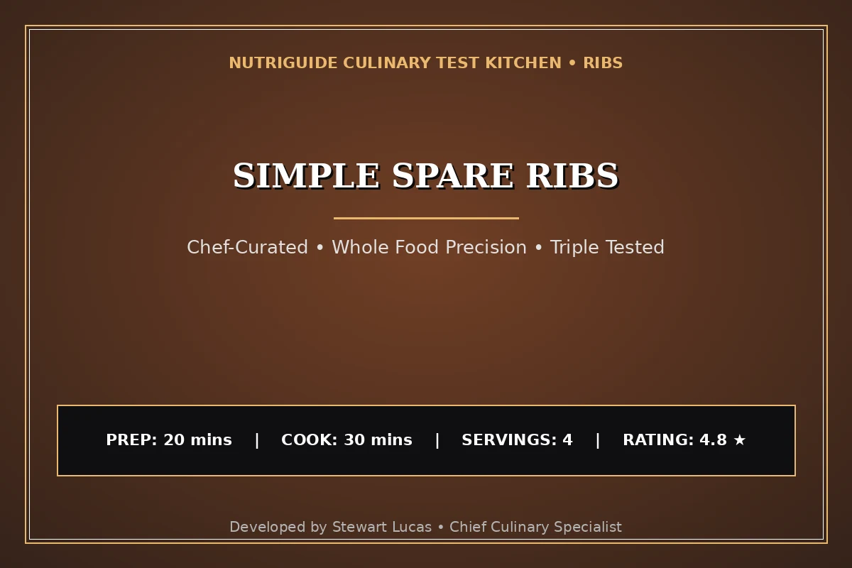 Simple Spare Ribs