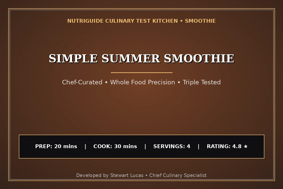 Simple Summer Smoothie