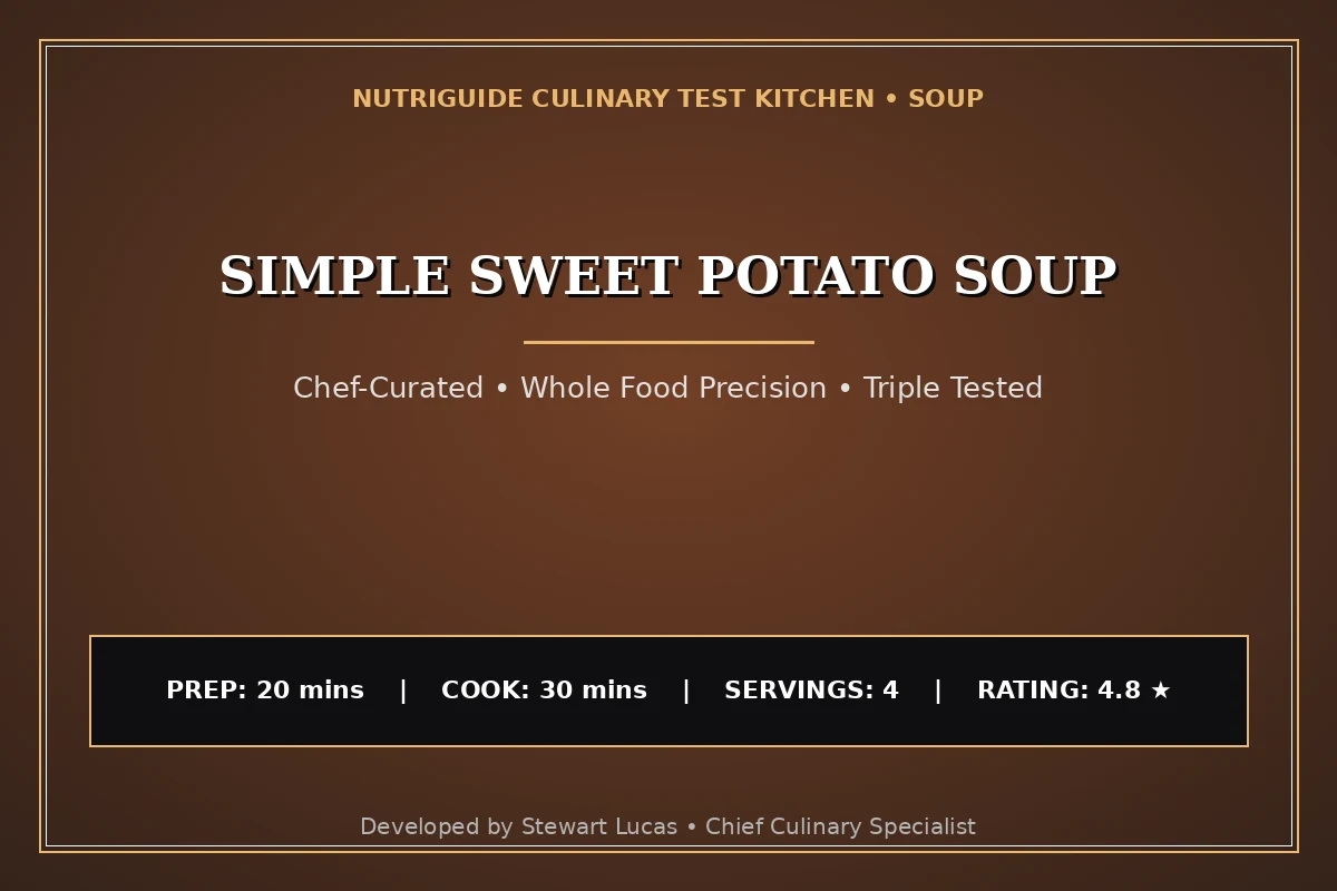 Simple Sweet Potato Soup