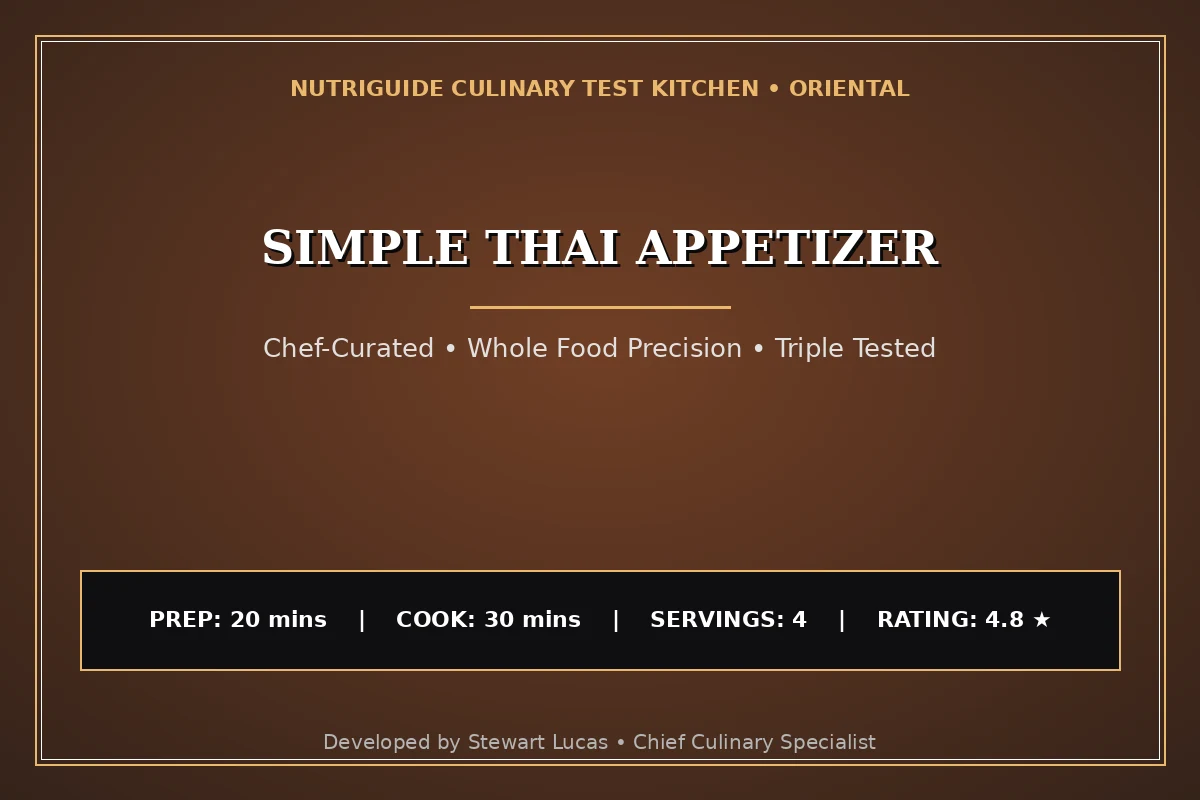 Simple Thai Appetizer