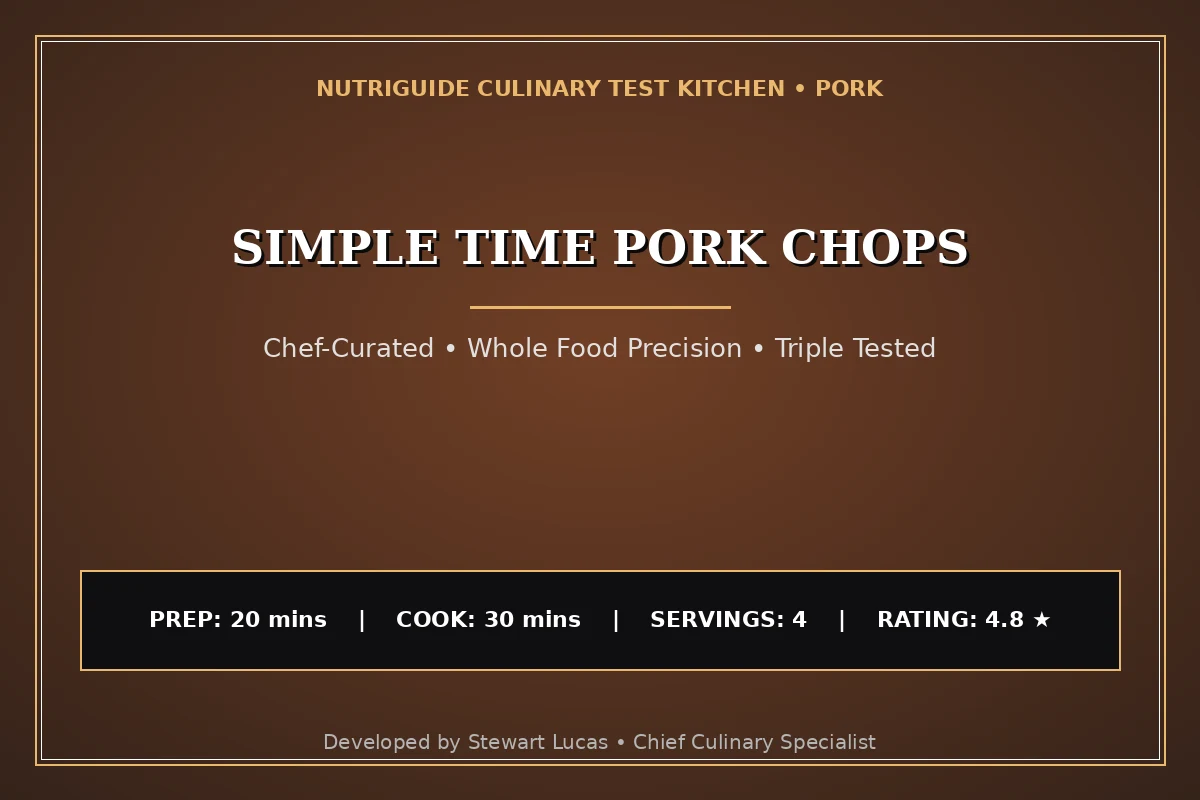 Simple Time Pork Chops