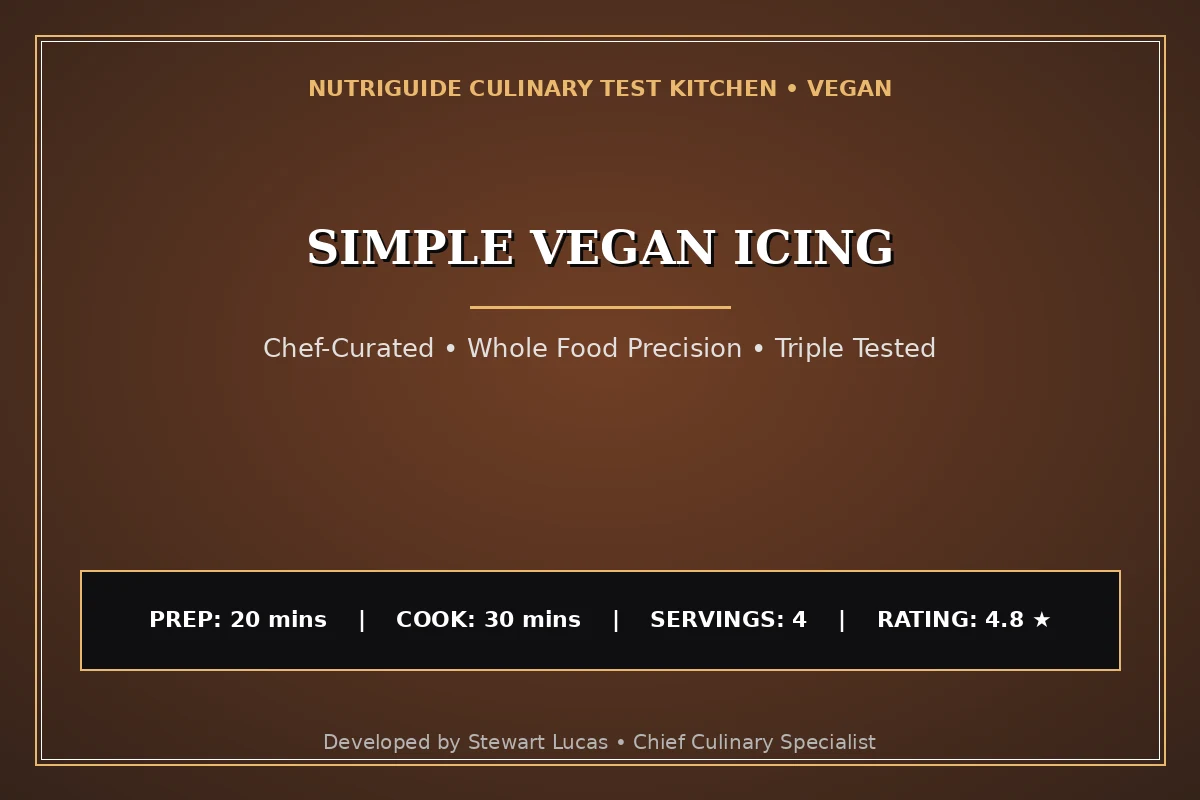 Simple Vegan Icing