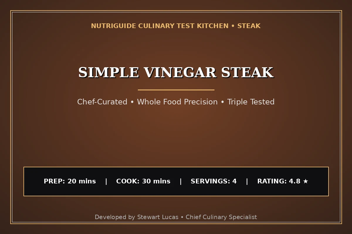 Simple Vinegar Steak