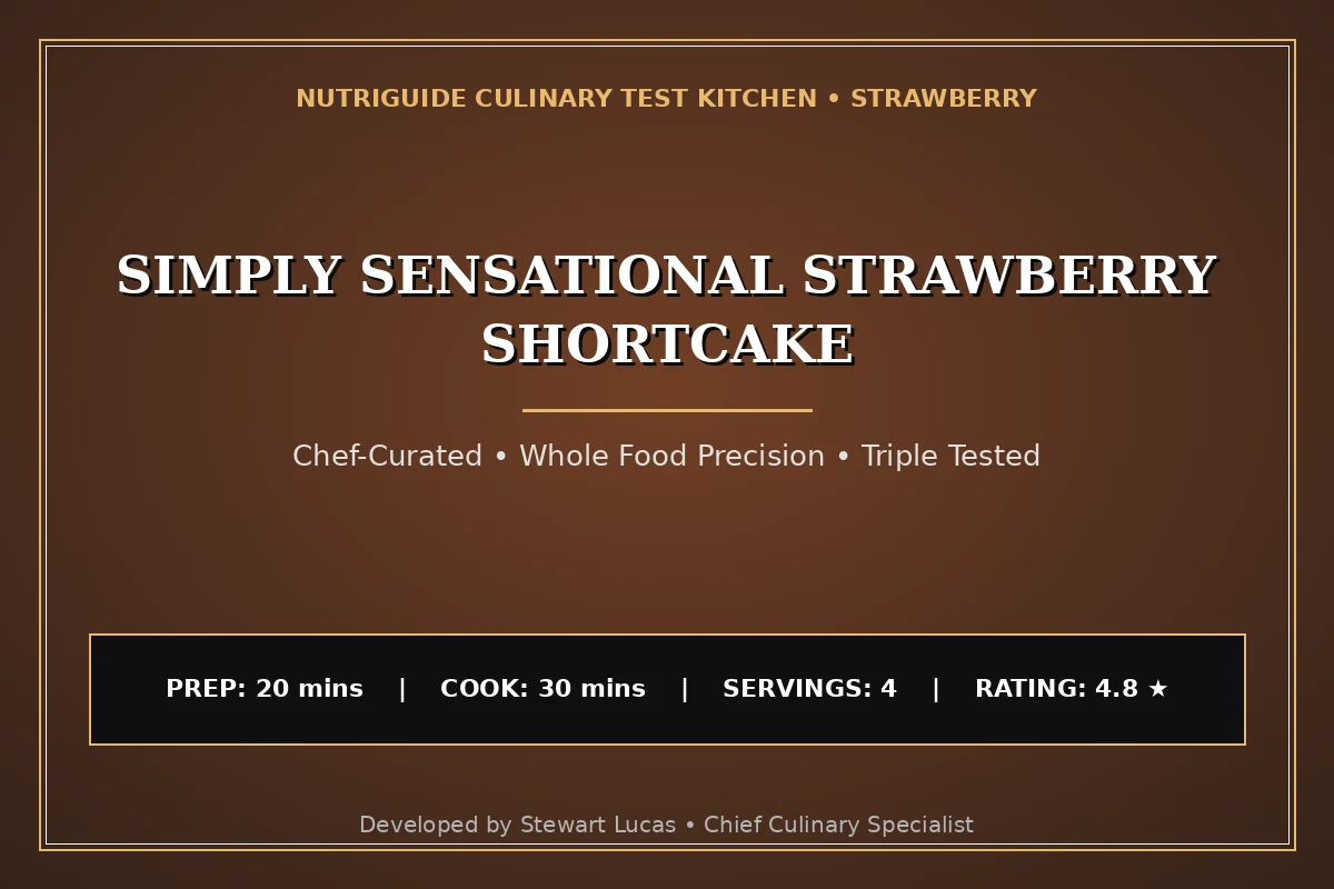 Simply Sensational Strawberry Shortcake