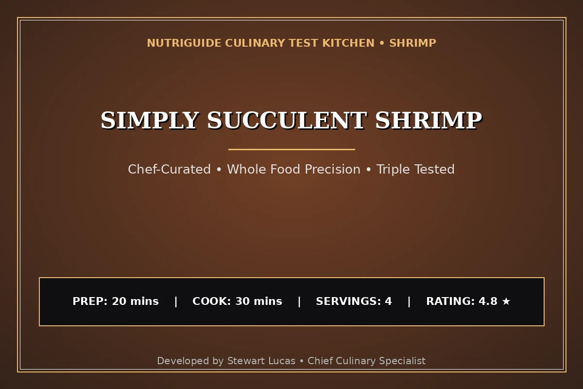 Simply Succulent Shrimp