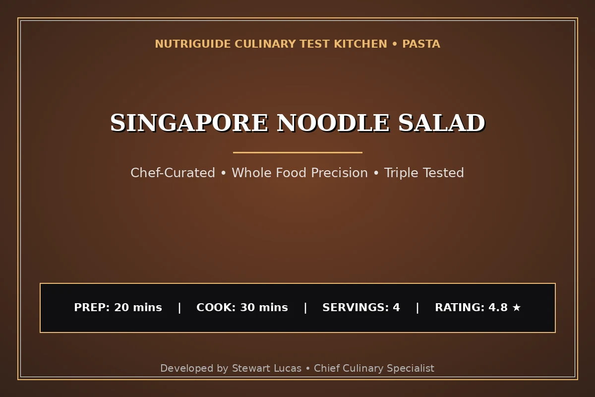 Singapore Noodle Salad