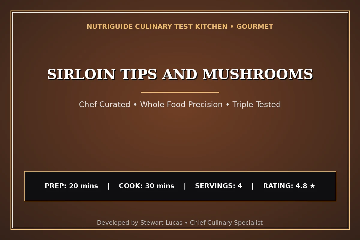 Sirloin Tips And Mushrooms
