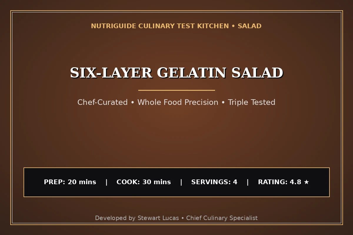 Six-Layer Gelatin Salad