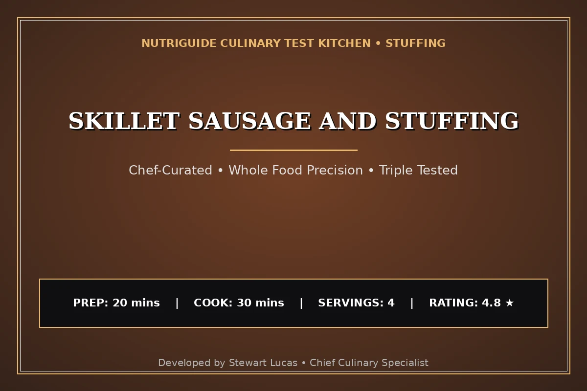 Skillet Sausage And Stuffing