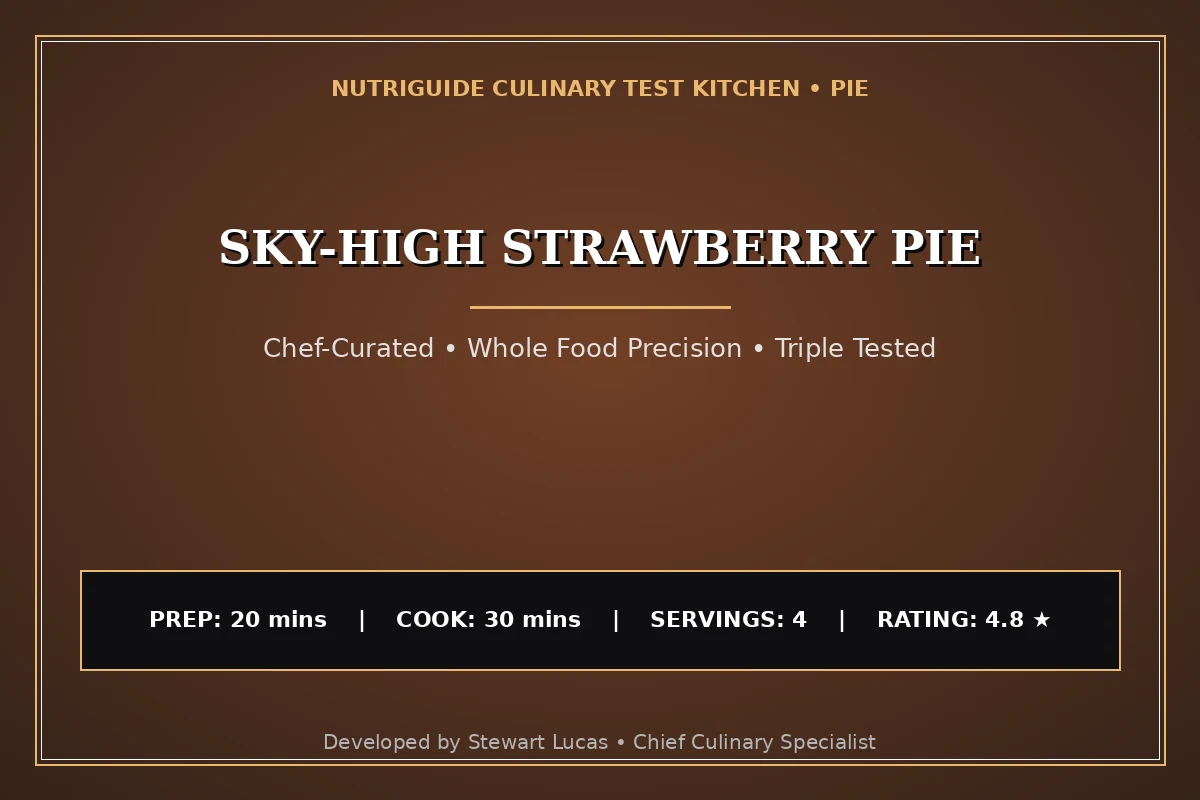 Sky-High Strawberry Pie