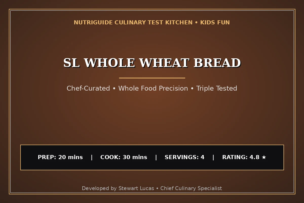 Sl Whole Wheat Bread