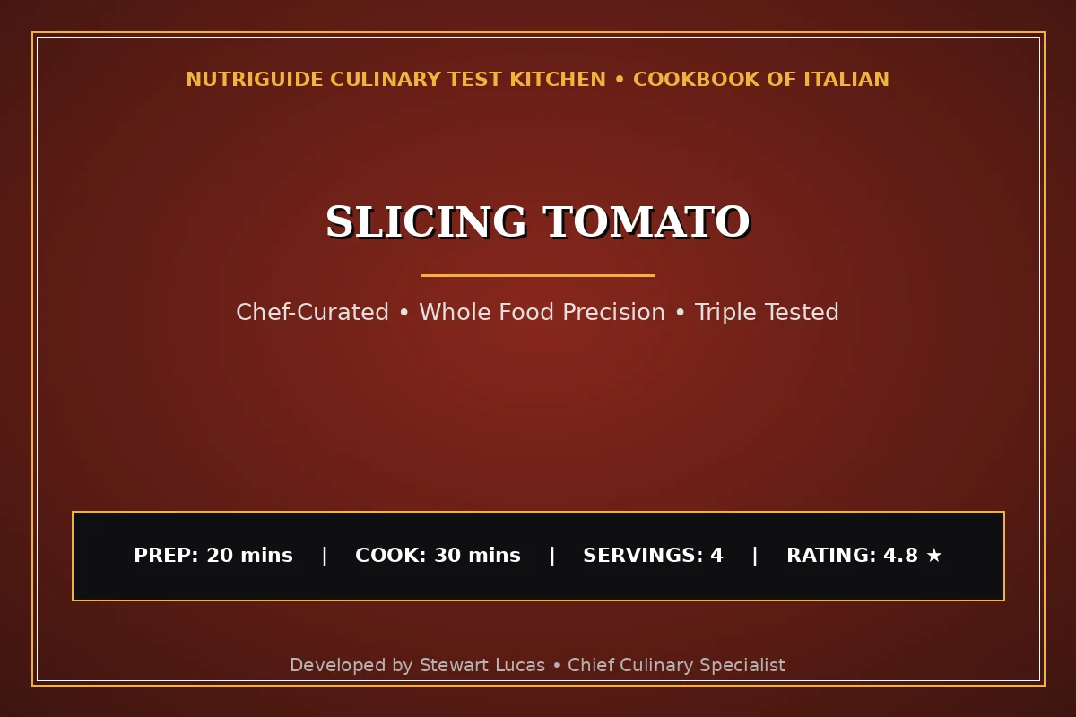 Slicing Tomato