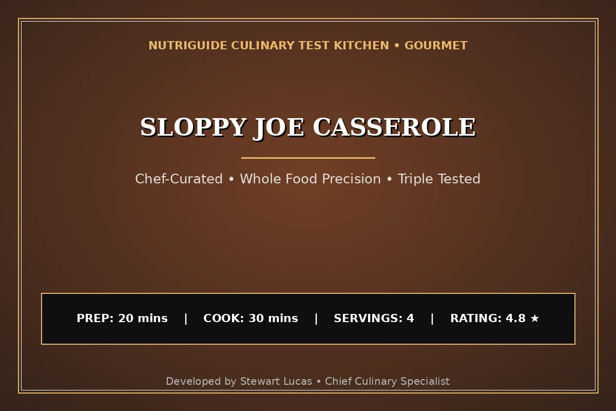 Sloppy Joe Casserole