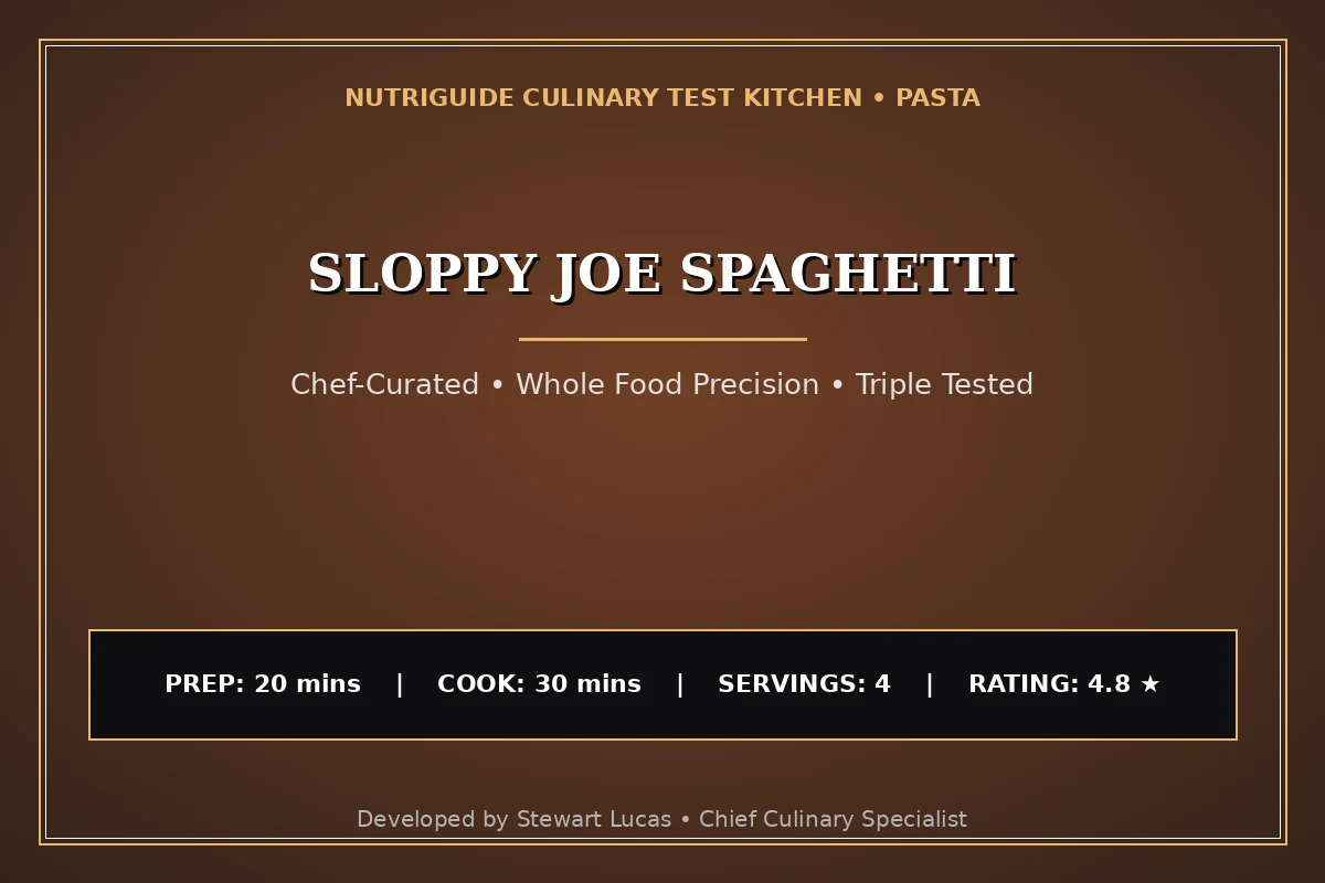Sloppy Joe Spaghetti