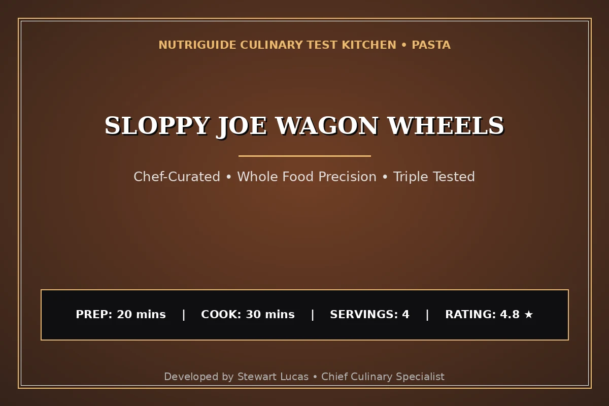 Sloppy Joe Wagon Wheels