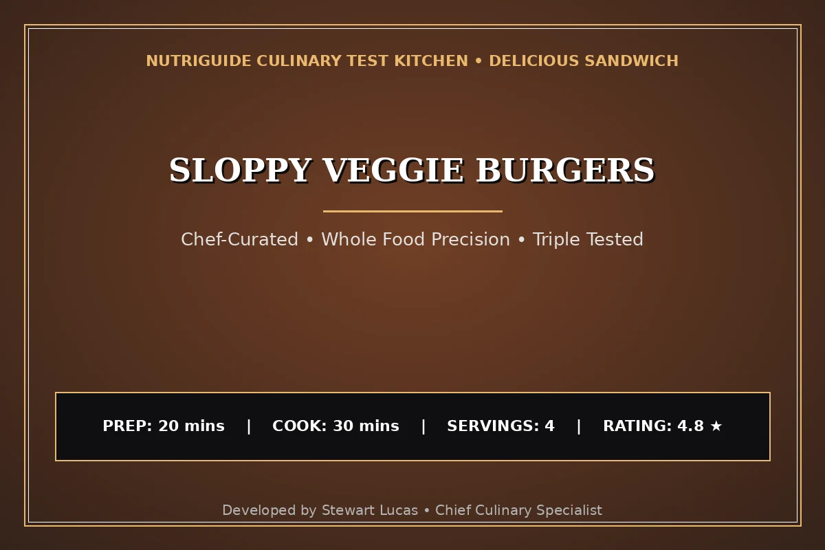 Sloppy Veggie Burgers