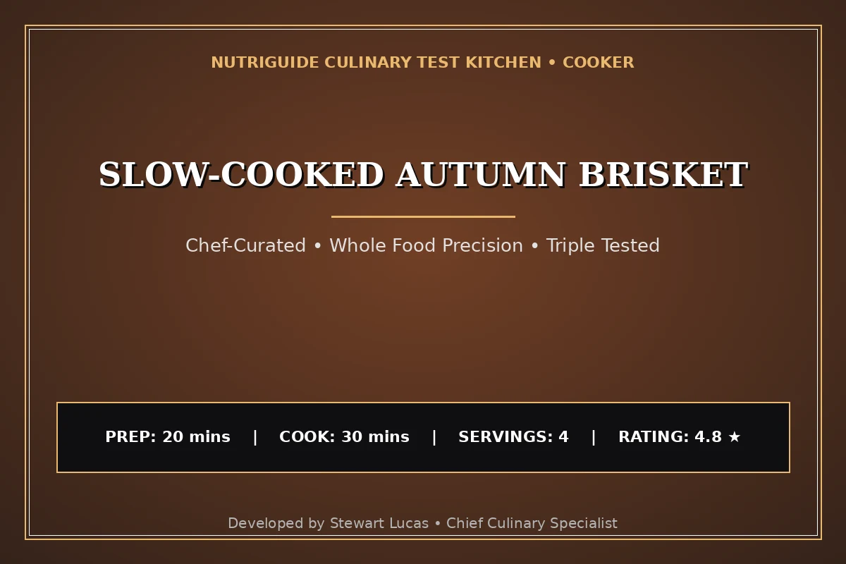 Slow-Cooked Autumn Brisket