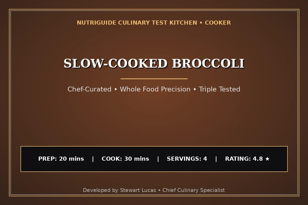 Slow-Cooked Broccoli