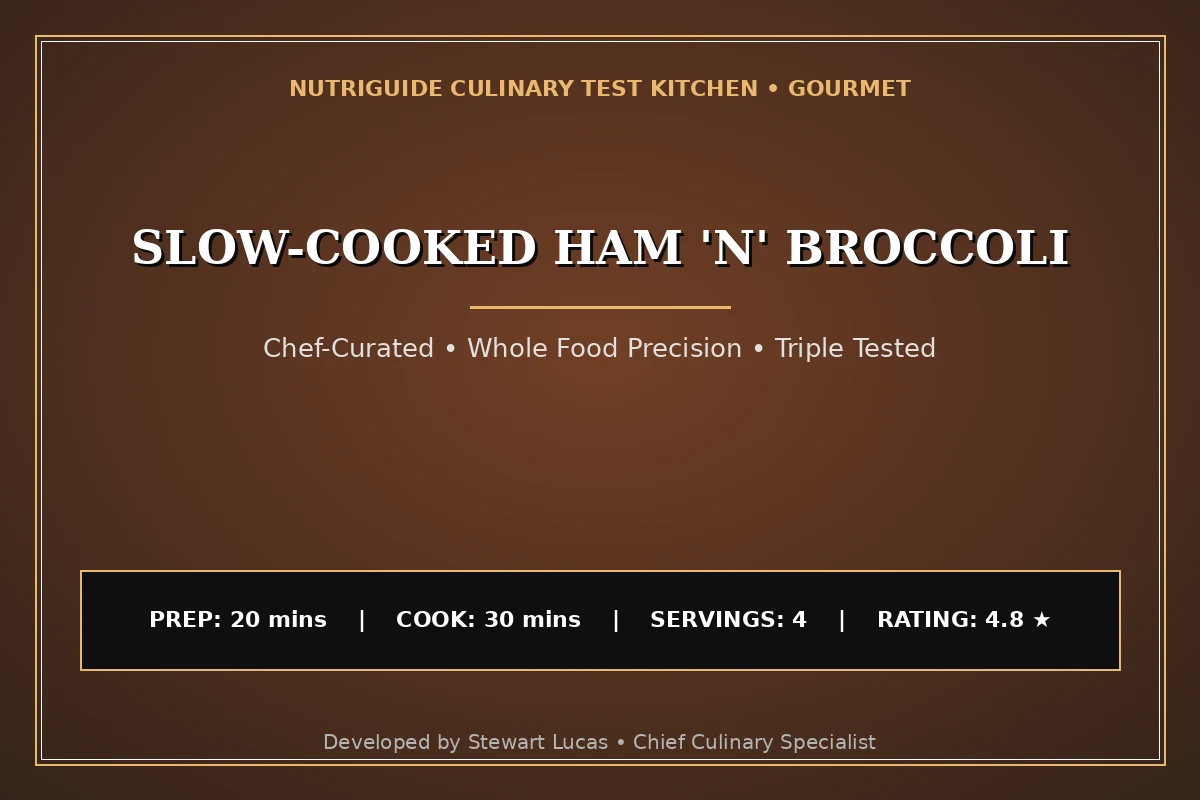 Slow-Cooked Ham 'N' Broccoli