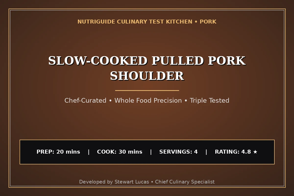Slow-Cooked Pulled Pork Shoulder