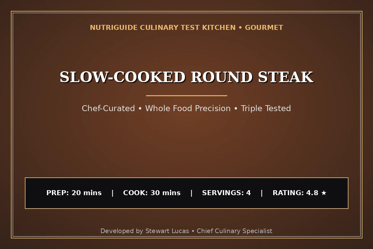 Slow-Cooked Round Steak