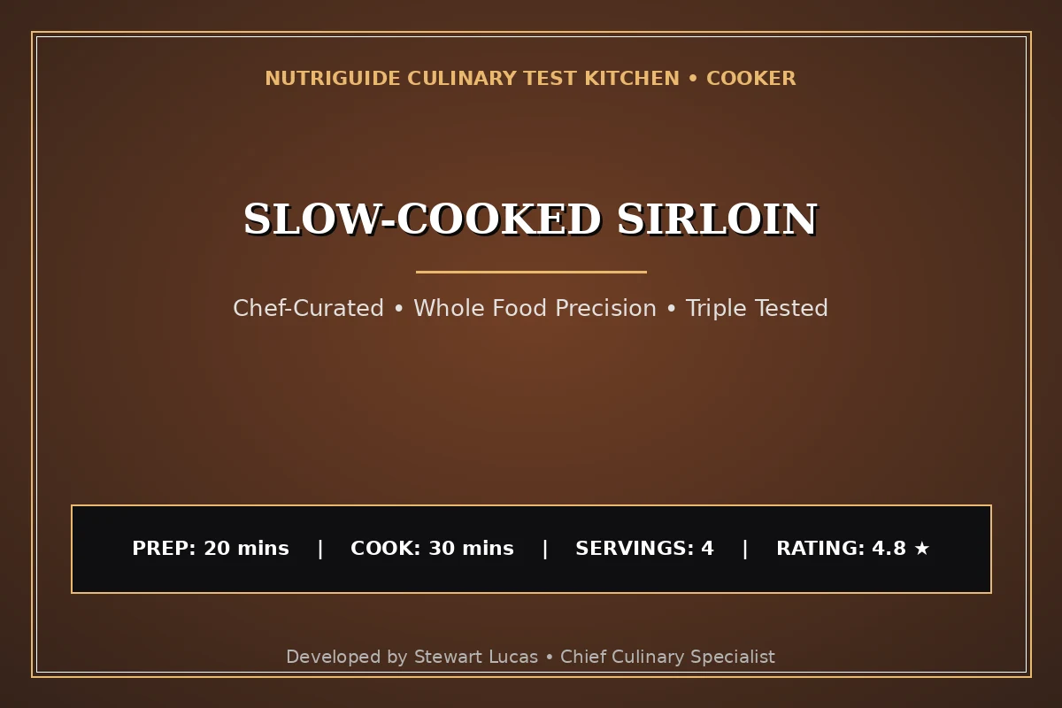 Slow-Cooked Sirloin