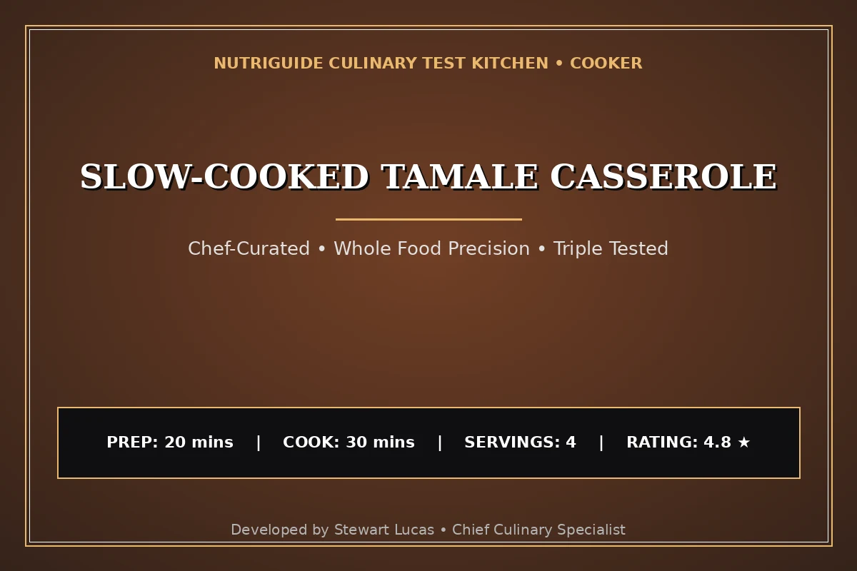 Slow-Cooked Tamale Casserole