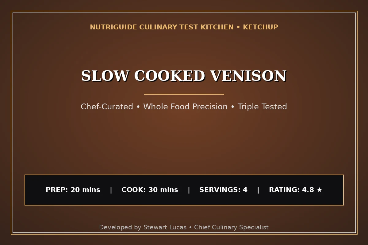 Slow Cooked Venison