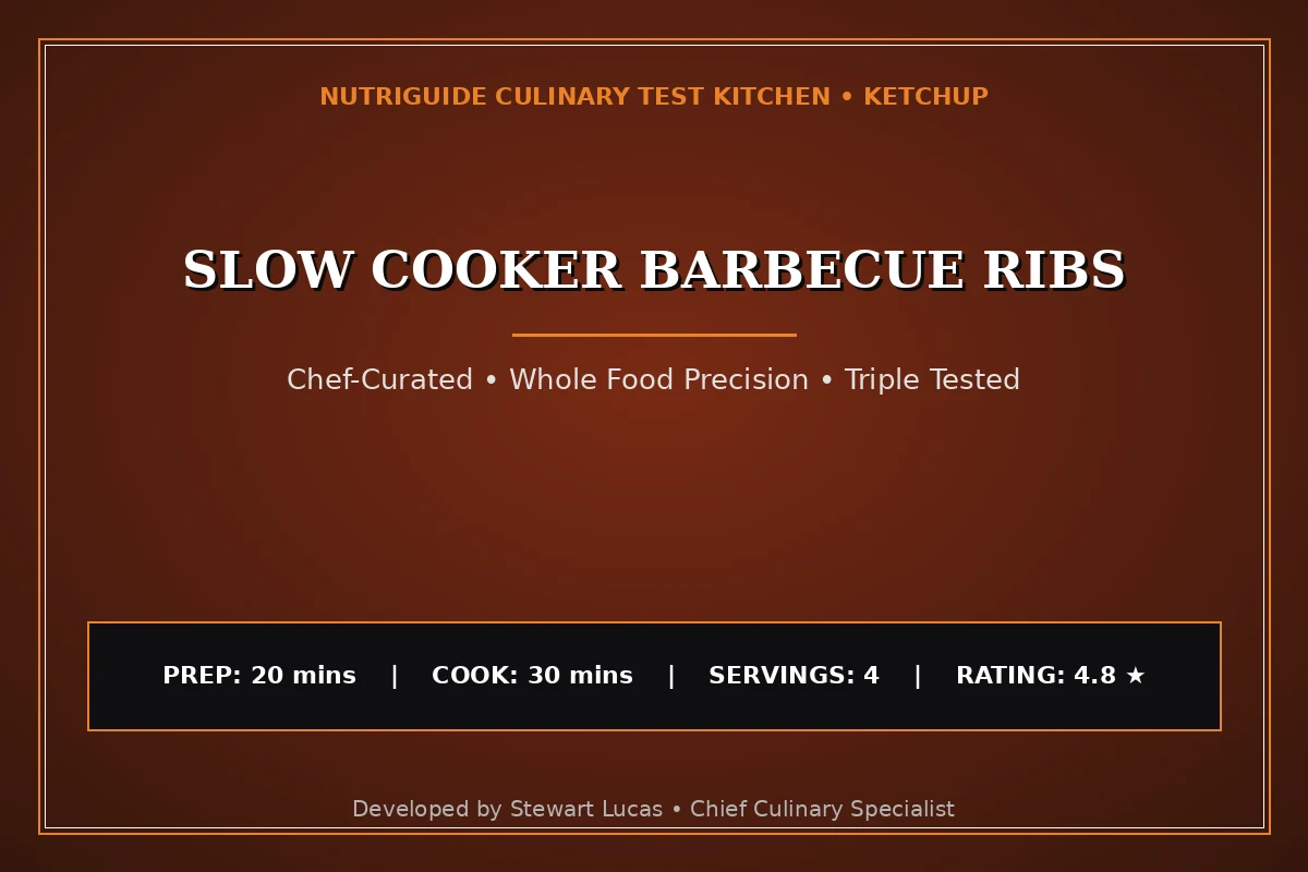 Slow Cooker Barbecue Ribs