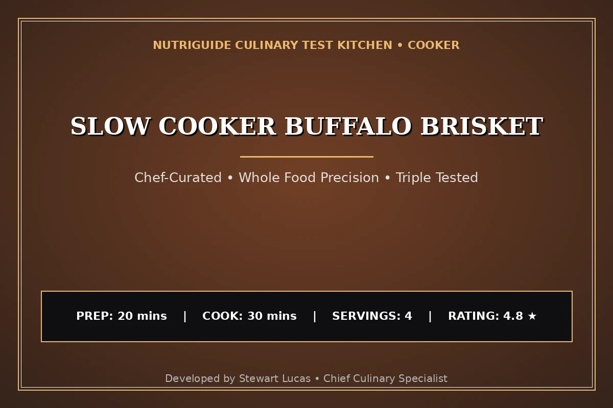 Slow Cooker Buffalo Brisket