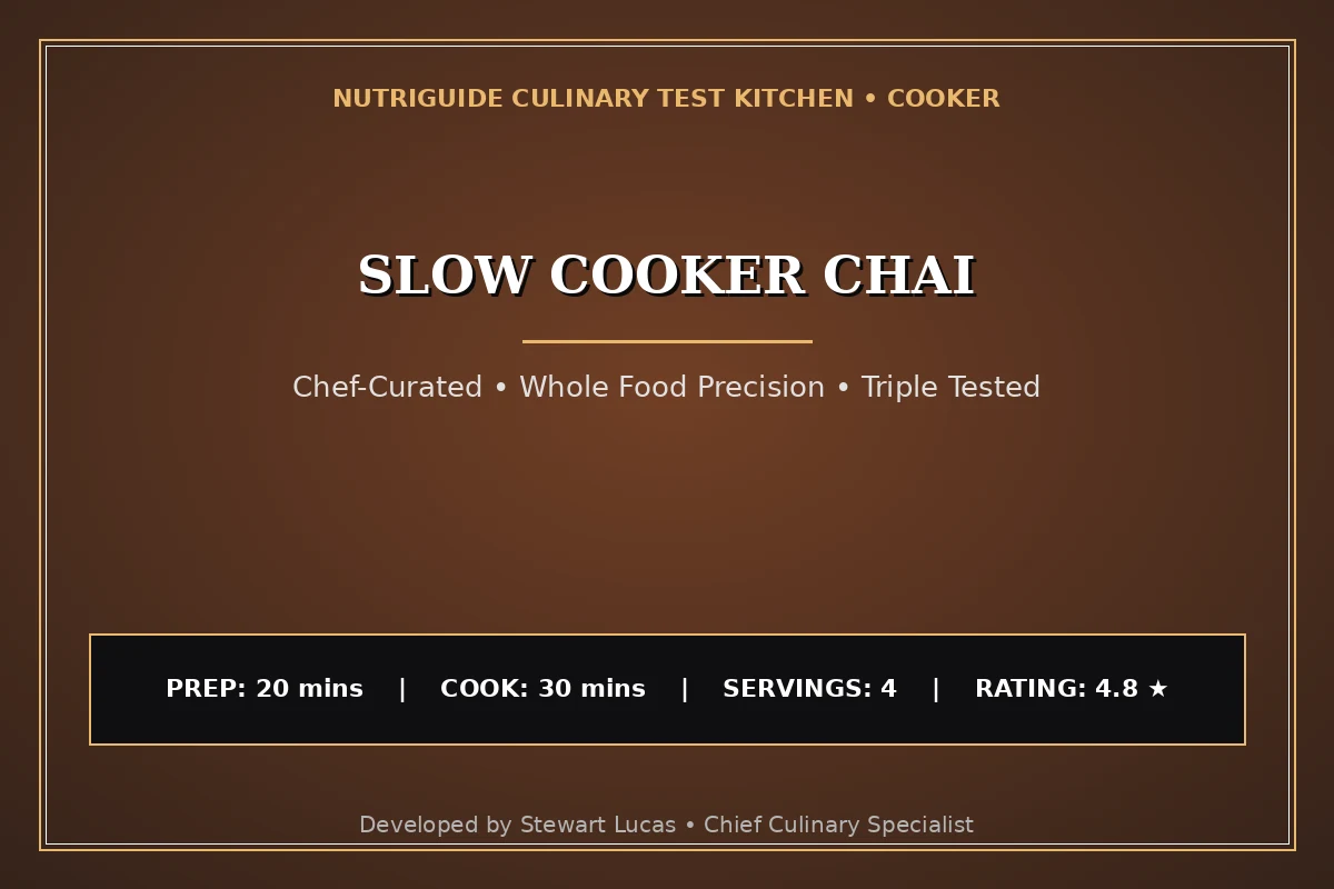 Slow Cooker Chai